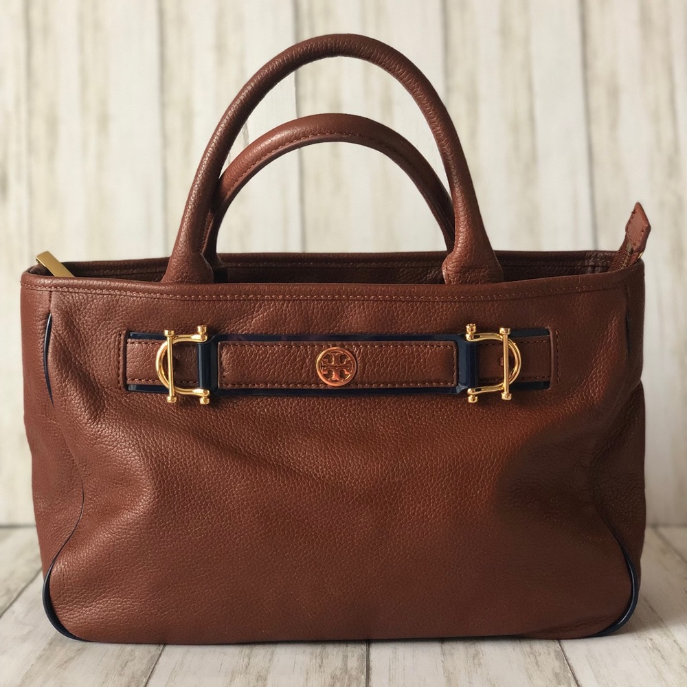Tory Burch Brown Leather Tote 👜